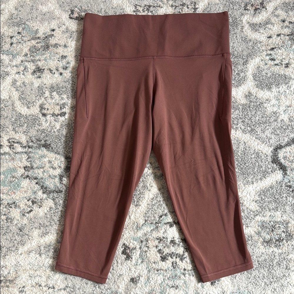 Athleta Salutation Stash Pocket Capri in Hearth Rose - Picture 2 of 13